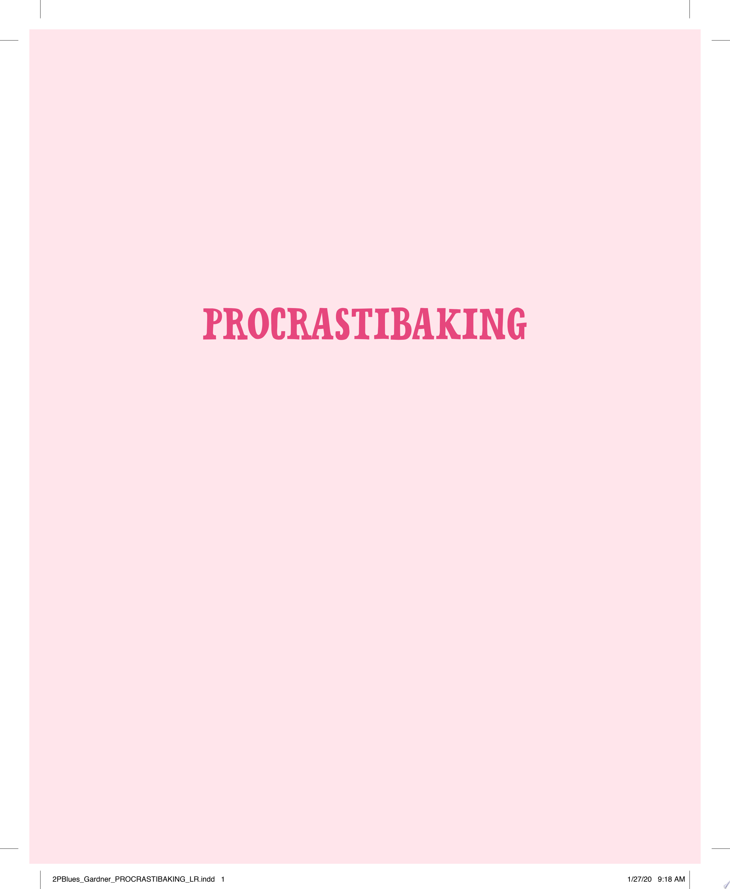 Image for "Procrastibaking"