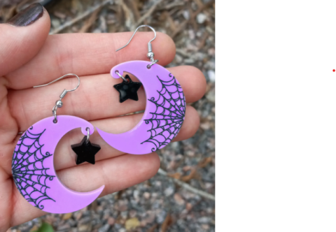 Gothic style earrings