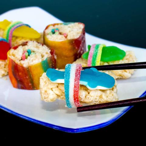 sushi made of candy