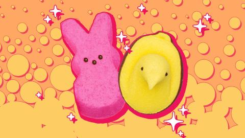 bunny and chick marshmallow candy