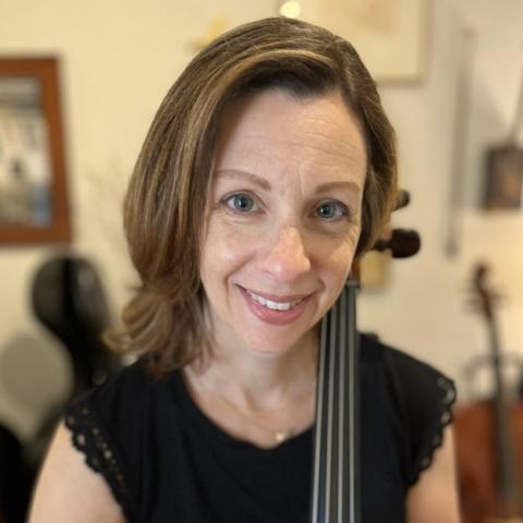 Ellen with cello