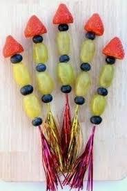 fruit on sticks