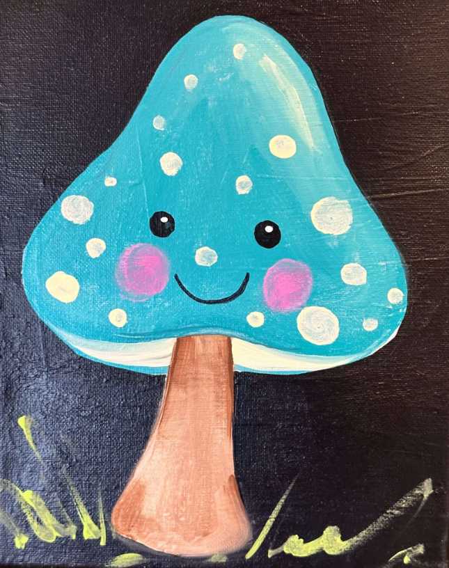 happy little mushroom