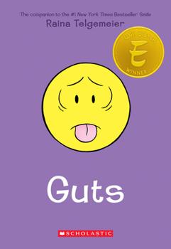 Cover to graphic novel of Guts by Raina Telgemeier.