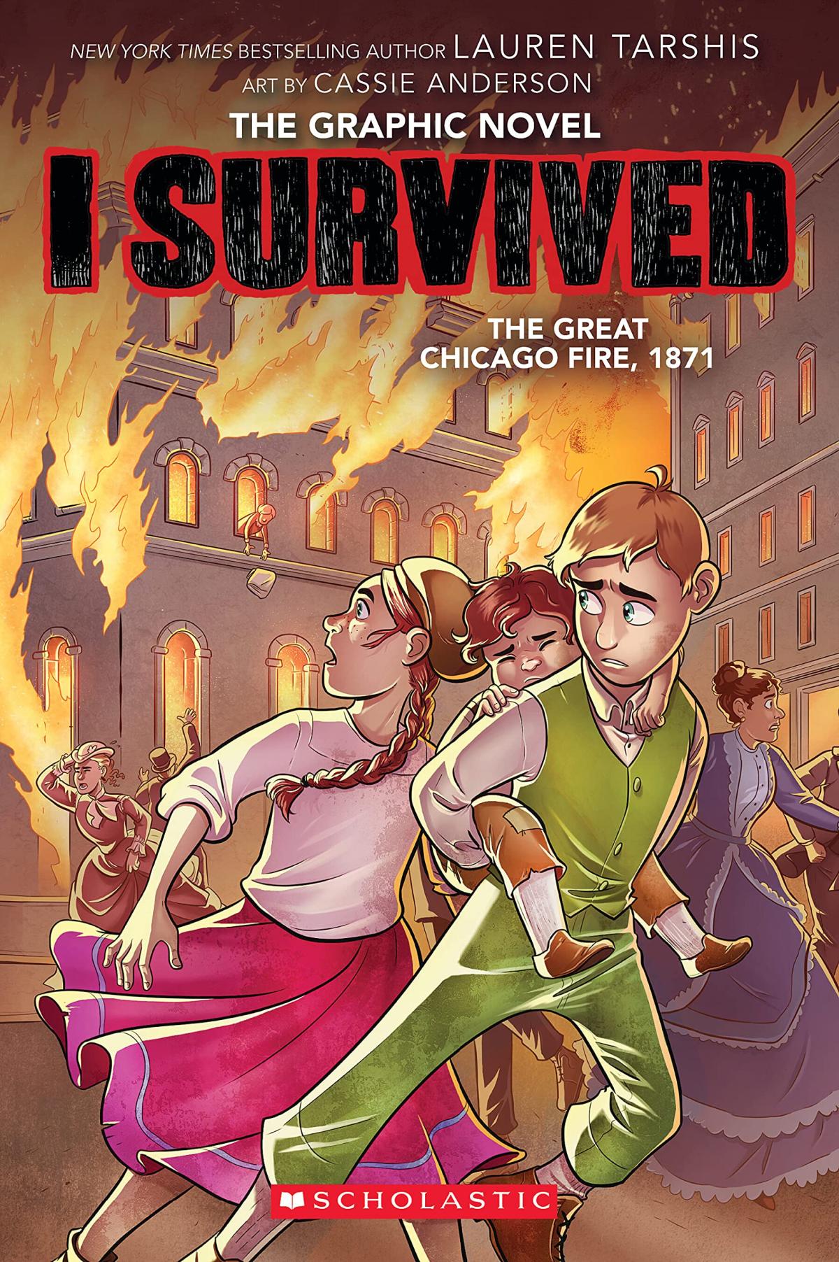 I Survived the great chicago fire book cover
